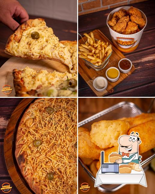 Pão-com-alho em Tocco Pizza Chicken - Santos Pizzaria Frango no Balde Beirute Porções