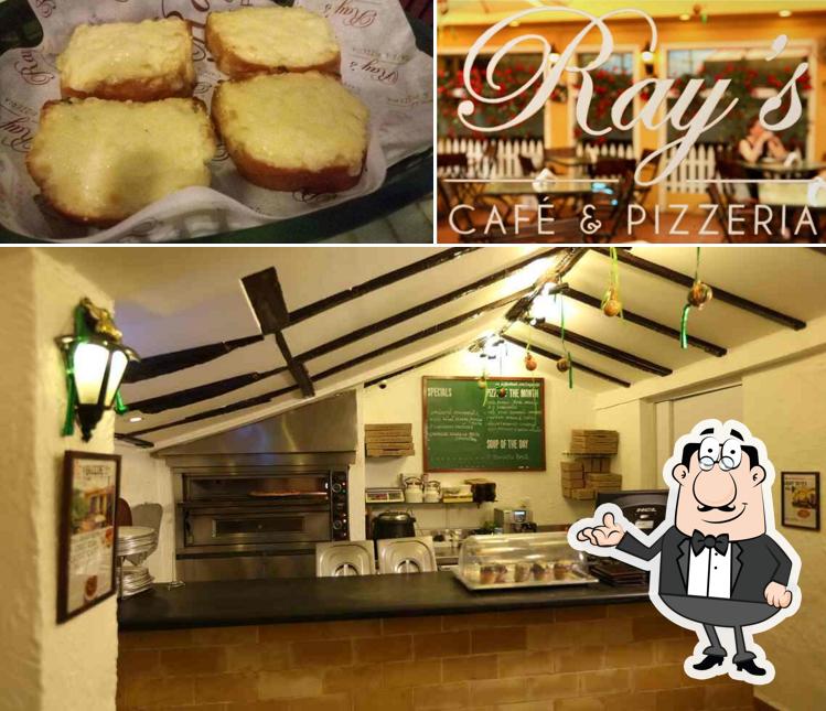 The photo of Ray's Cafe & Pizzeria’s interior and food