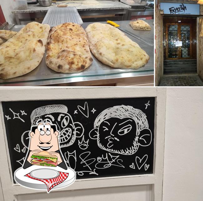 Focaccina Teramo serve panini e pasti|altro cibo) a pranzo