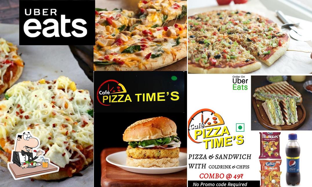 Food at Caffe Pizza Times