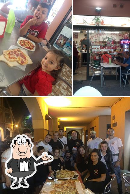 La immagine di interni e cibo da Dolce Vita