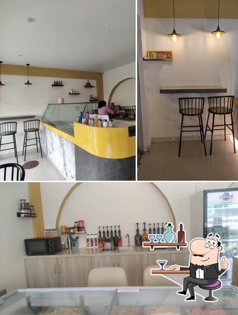 Check out how Ice Age Creamery looks inside