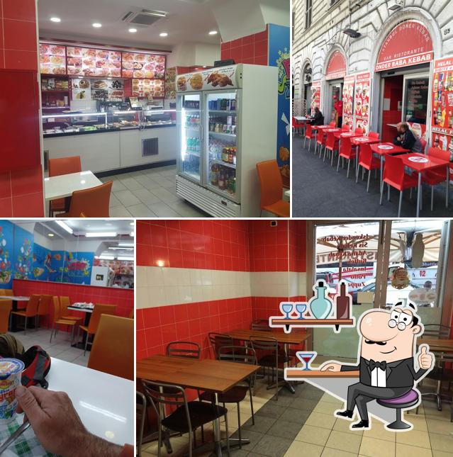 Gli interni di Istanbul Doner