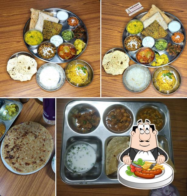 Food at Padmavati Bhojnalaya Pure Veg Restaurant Homemade Taste Maharashtrian Thali