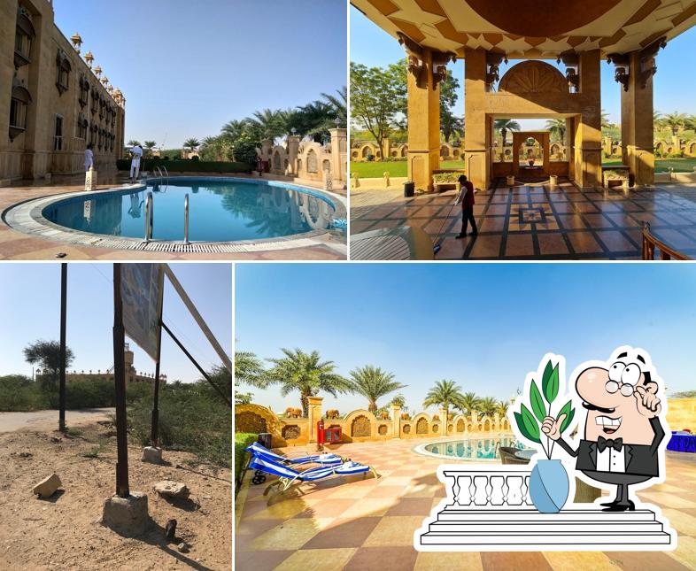 Check out how Chokhi Dhani The Palace Hotel Jaisalmer looks outside