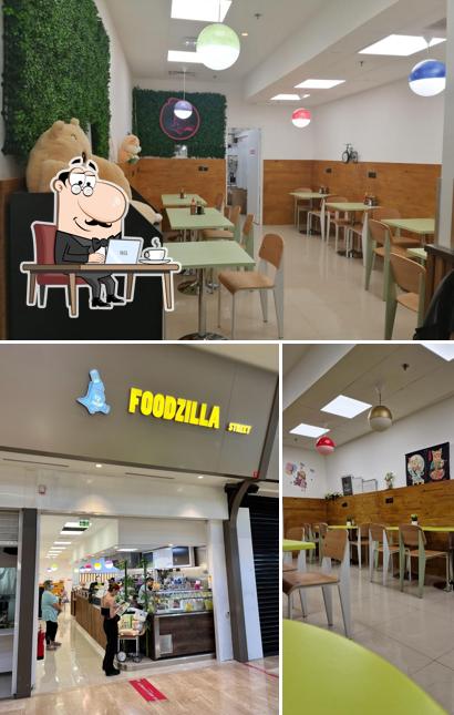 L'intérieur de Foodzilla Street
