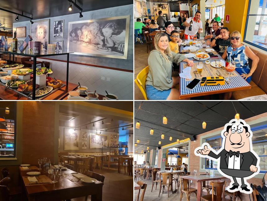 Sente em uma das mesas no Pecorino Bar & Trattoria Fortaleza: Massas, Risoto, Pizza, Vinho, Delivery CE