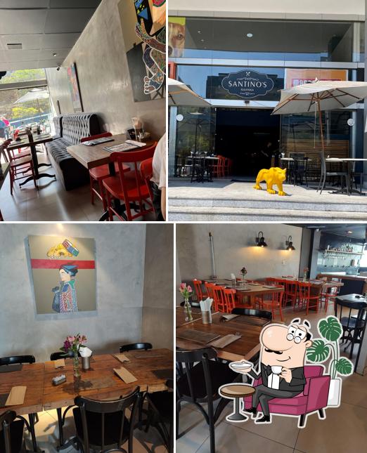 O interior do Santino's