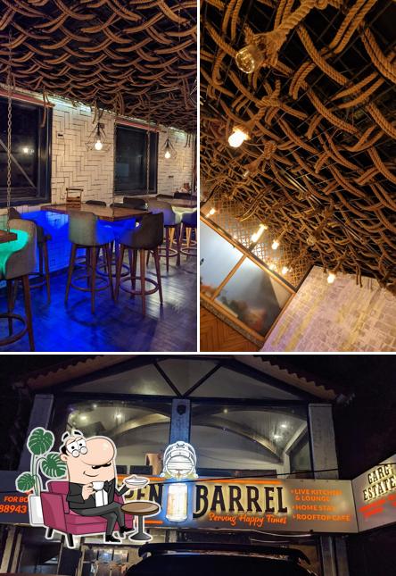 Check out the picture depicting interior and exterior at The Open Barrel