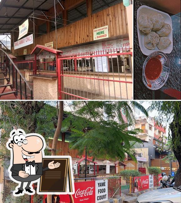 You can get some fresh air outside YAME FOOD COURT