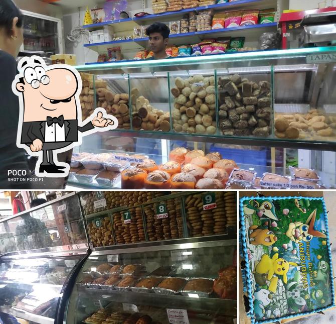 The interior of Taj Bakery