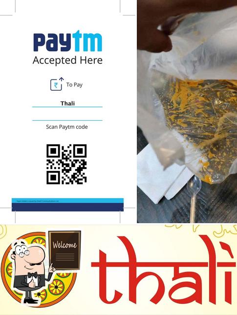 Look at the pic of Thali