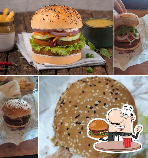 Hamburger at The Burger Club