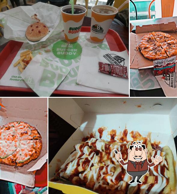 Food at Burger Buddy Chhatarpur