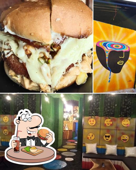 Try out a burger at HOUSE OF MIKI (BY--THE HANGOUT CAFE) BARNAGAR
