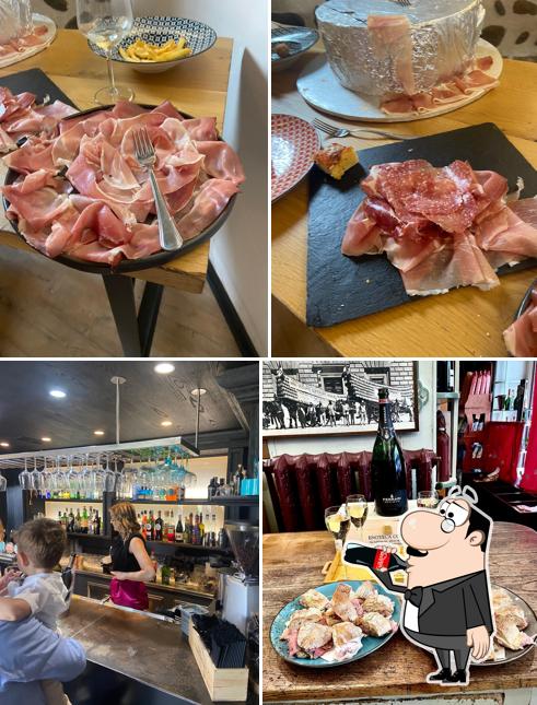 Questa è la foto che raffigura la bevanda e cibo di Enoteca