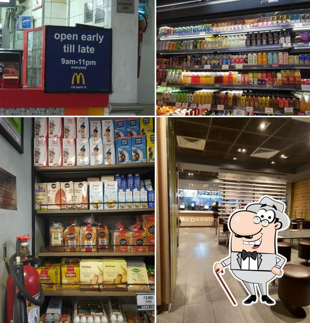 The exterior of McDonald’s