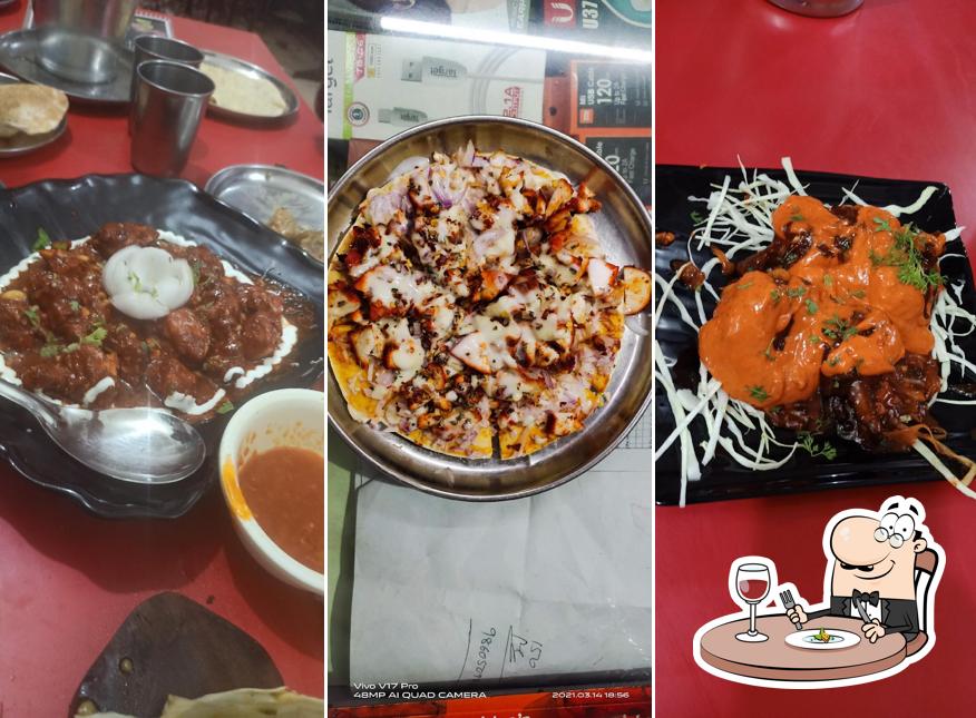 Food at Punjabi Hotel