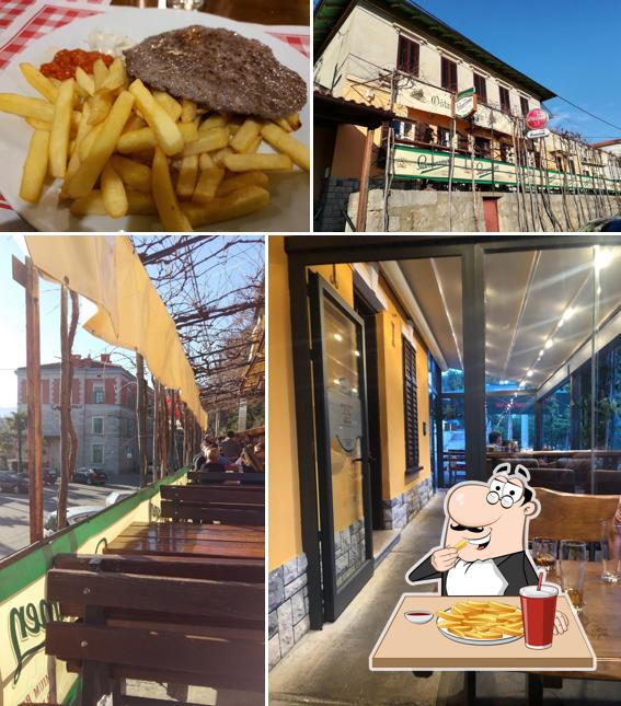 Ordina un piatto di patatine a Buffet Štacion