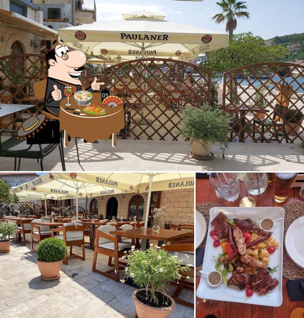 Questa è la immagine che mostra la cibo e interni di Restaurant Ma'noa