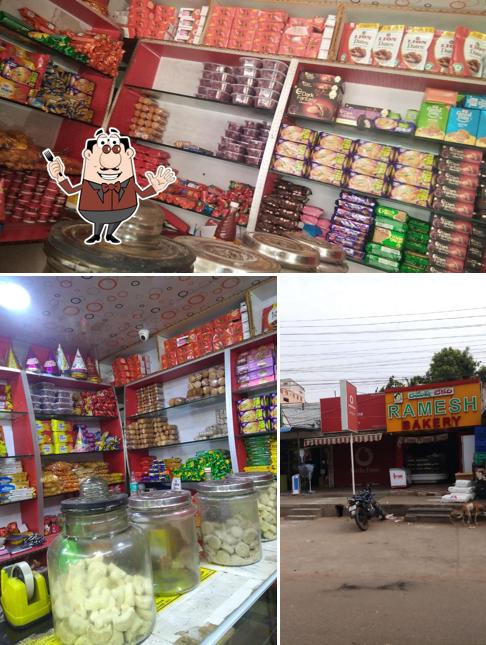 The photo of food and exterior at RAMESH BAKERY