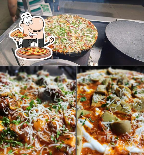 Pick pizza at Sigdi dosa and frankie corner