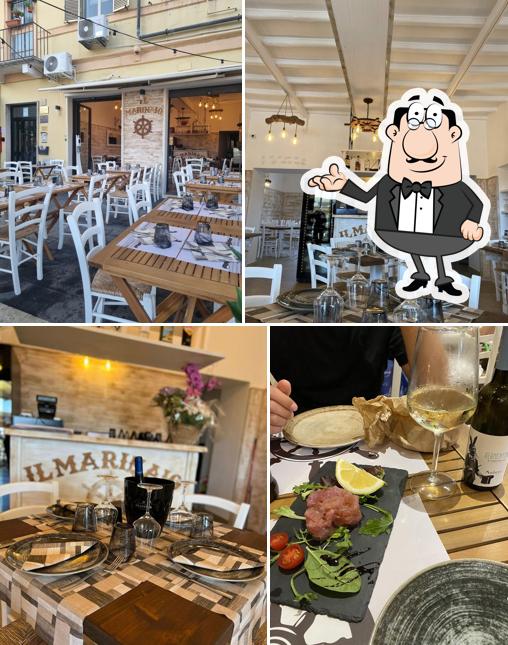 Gli interni di Trattoria il Marinaio