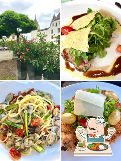 Cibo al AUBERGE DU CHÂTEAU Cibo al AUBERGE DU CHÂTEAU