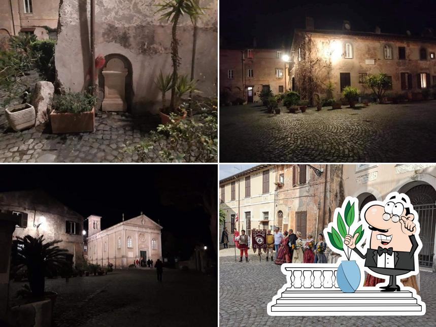 Goditi la vista dall'area esterna di Arianna al Borghetto