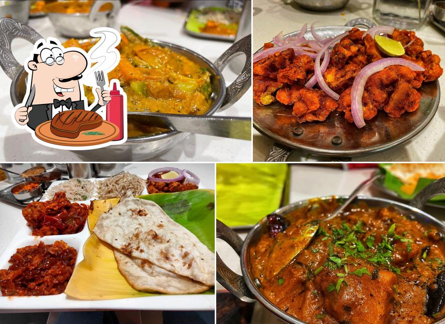 Hotel Shree Akshayams offers meat meals