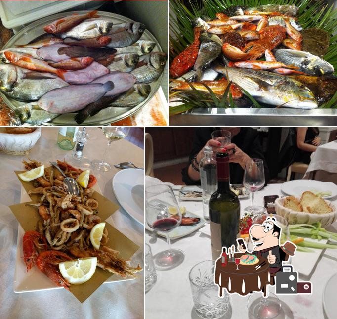 Ristorante Lo Scoglio serve un menu per gli amanti dei piatti di mare