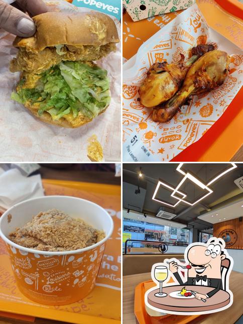 Food at Popeyes - Famous Louisiana Chicken