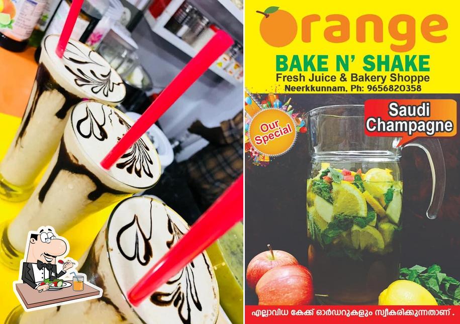 Meals at Orange BAKE N' SHAKE