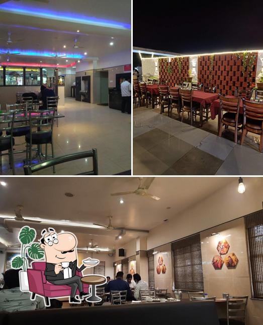 The interior of Rasoi Restaurant