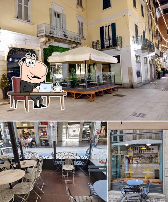 Gli interni di Gelateria Non Dire No