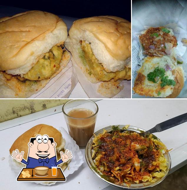 Pulled pork sandwich at Gourav Vada Pav Centre