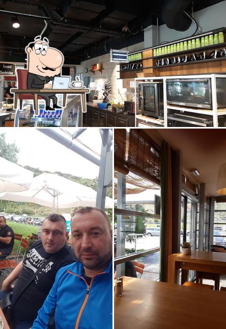 Gli interni di Marché Bistro Grič-Čatež