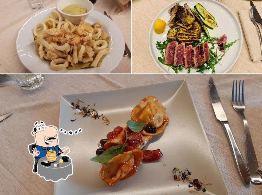 Cibo al Ristorante Pizzeria Case Rosse