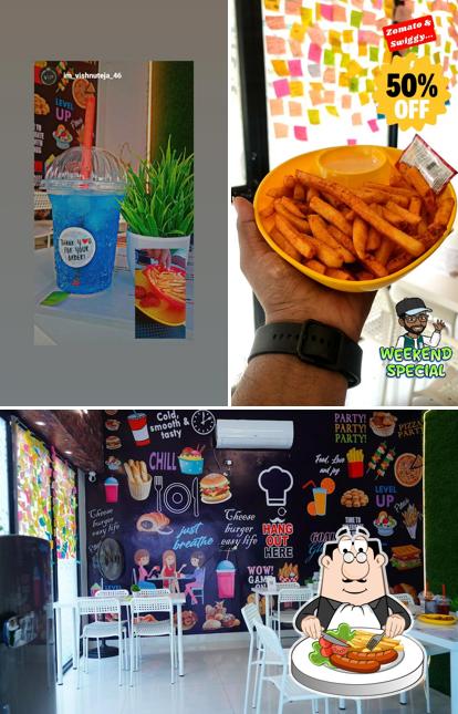 This is the picture depicting food and interior at Sri Maruti Hangout Corner Cafe