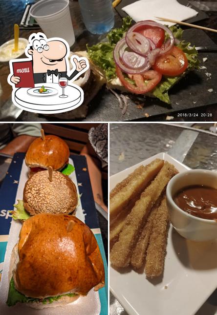 Platos en Space Burger