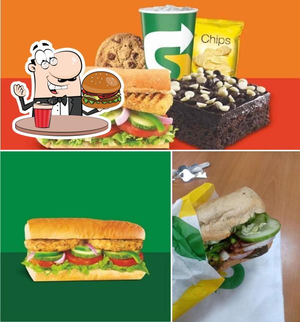 Order one of the burgers available at Subway Sector 125 Mohali