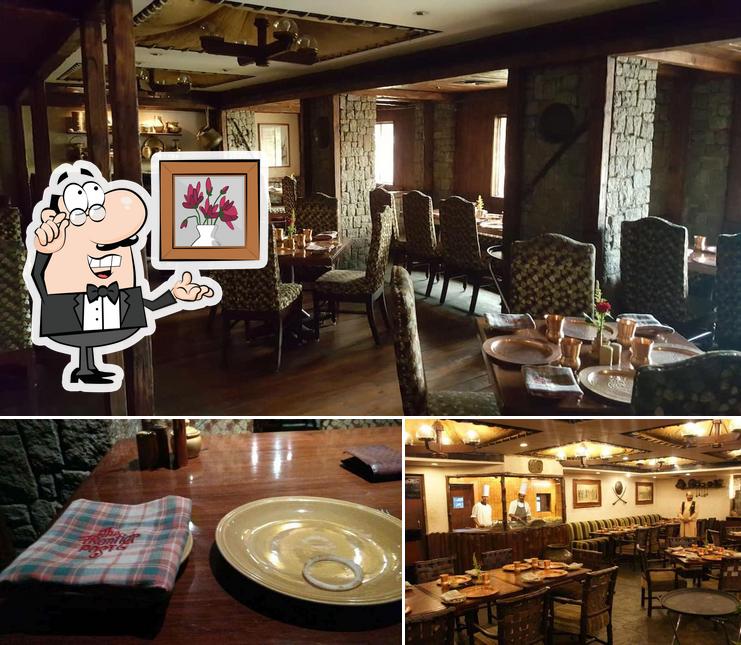 Take a seat at one of the tables at The Frontier Post