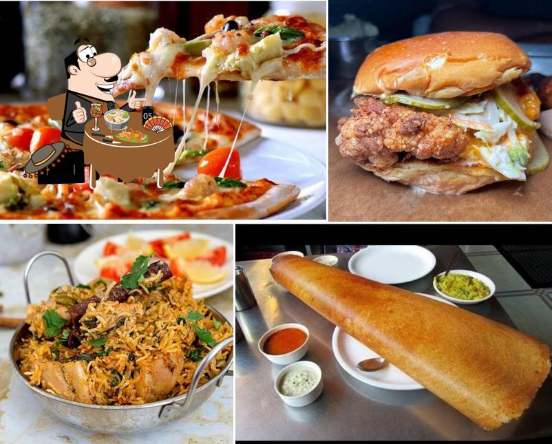 Food at Blue Fin Restaurant