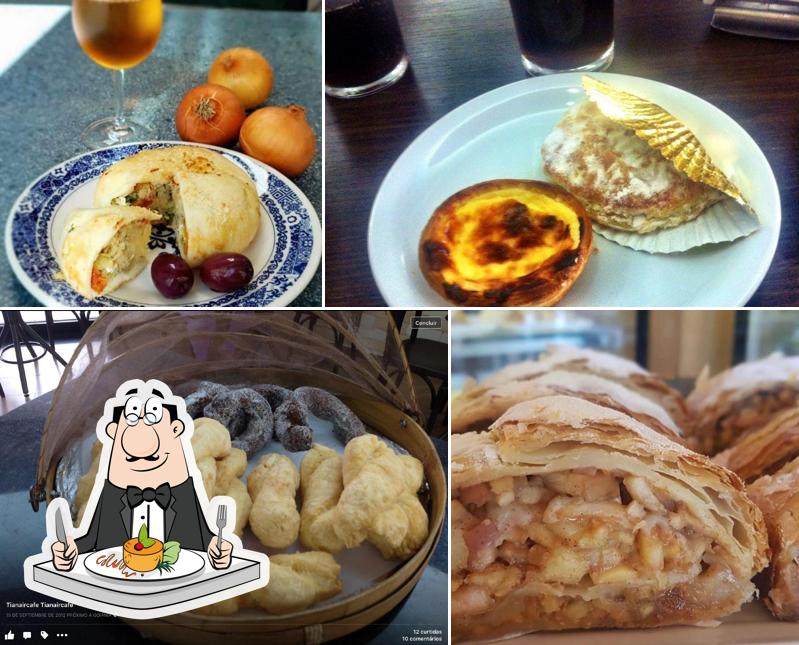 Platos en Tia Nair Café