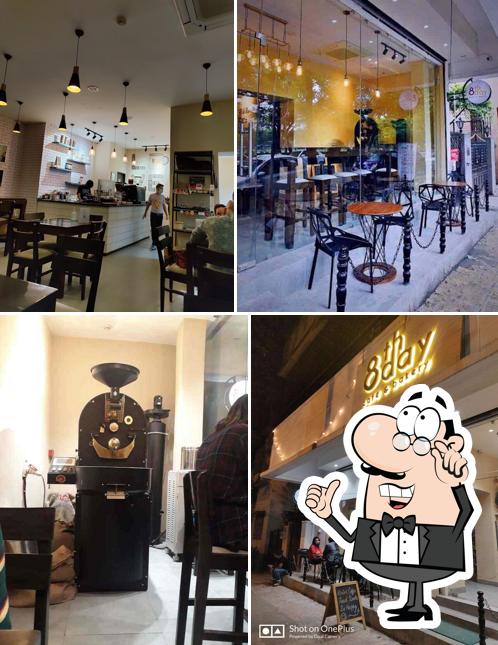 The interior of 8th Day Café & Bakery