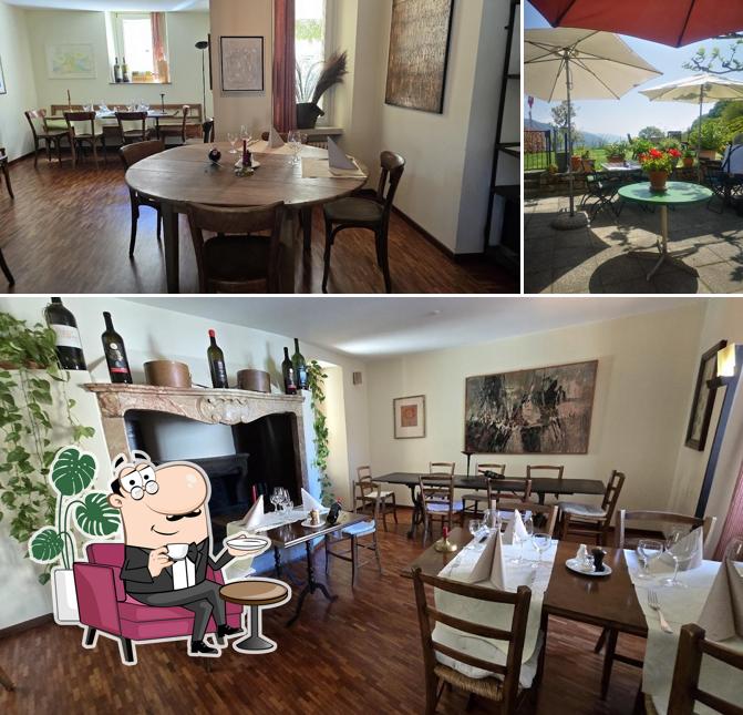 Gli interni di Antica Osteria Tremona