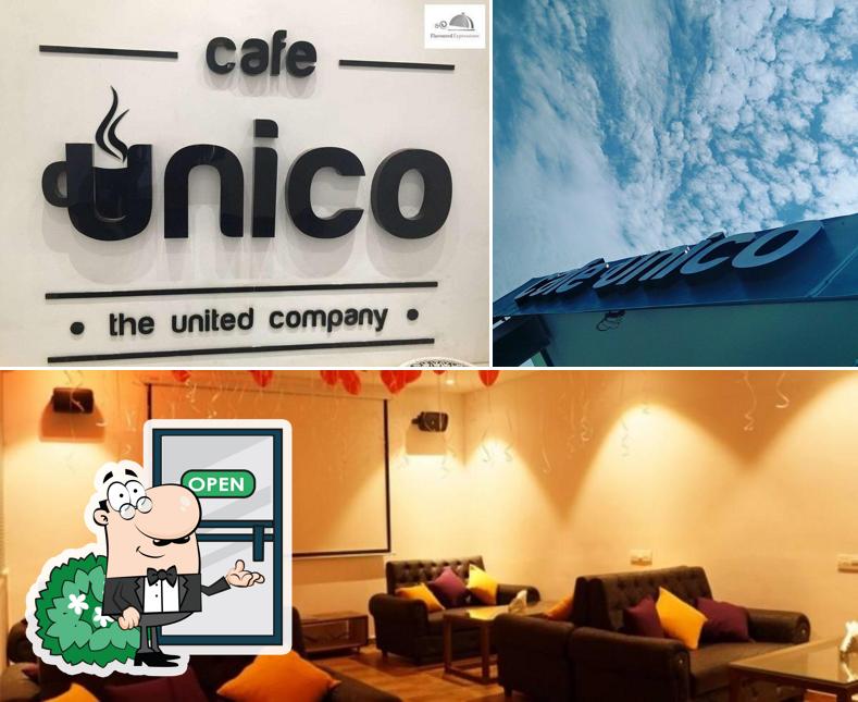 The exterior of Cafe Unico