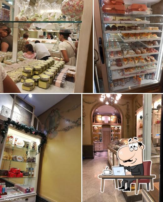 Gli interni di Pasticceria Costa