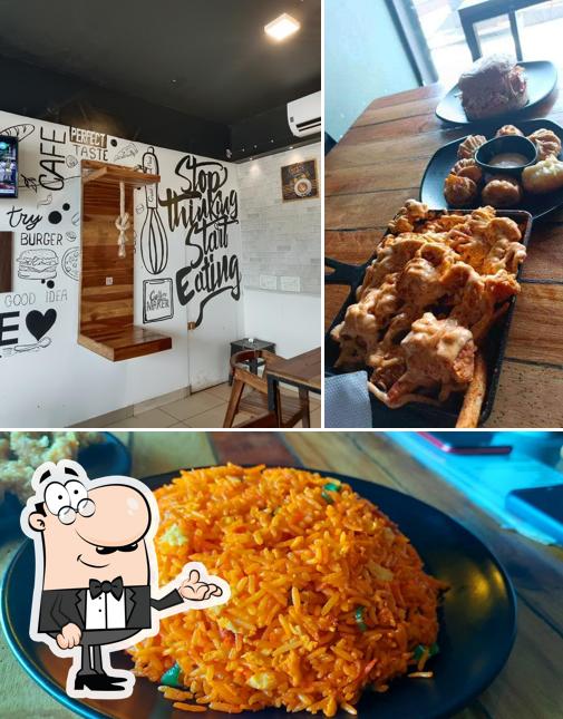 The image of Hashtag Cafe’s interior and food