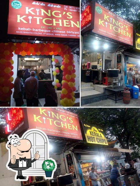 The exterior of Kings Kitchen